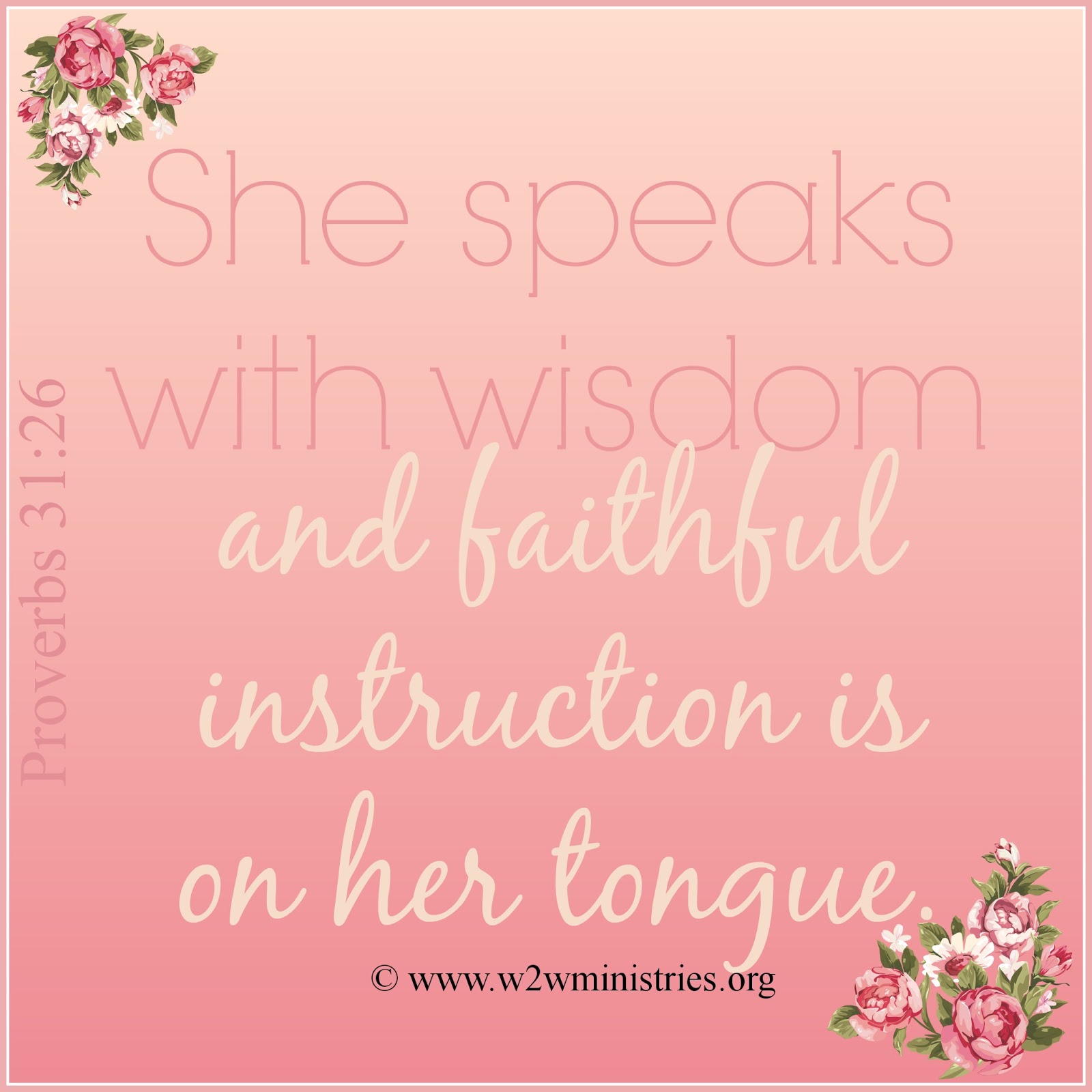 Woman to Woman: Wisdom of a Woman